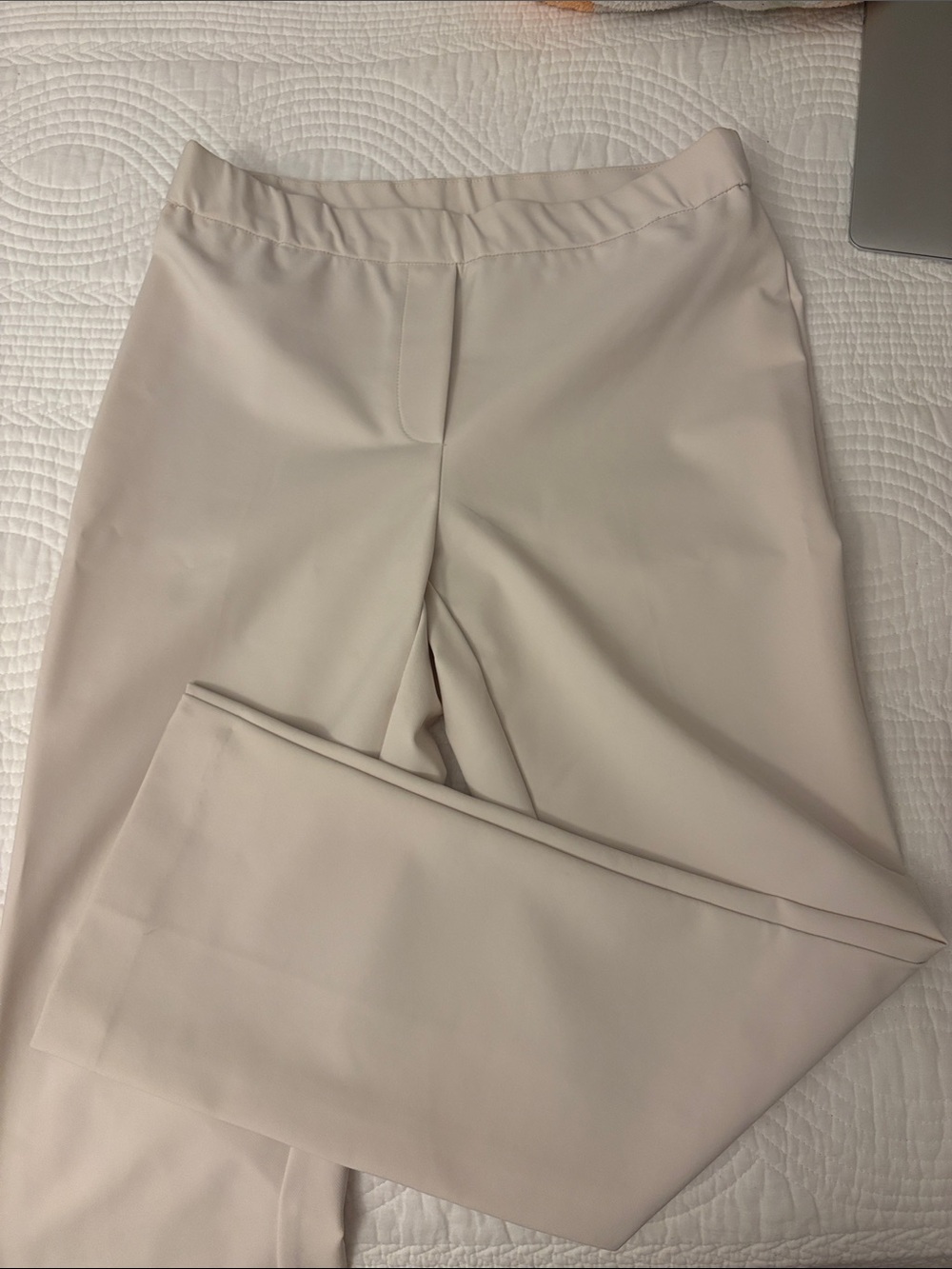 Women's Cream Tailored Pants